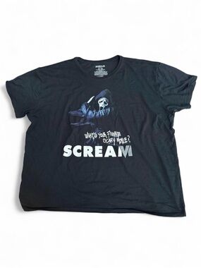 Zumiez Black 'Scream' Graphic Tee brand new